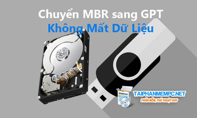 chuyen mbr sang gpt khong mat du lieu tren o cung