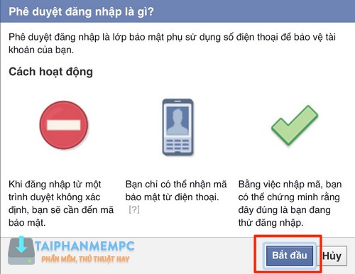 bao mat 2 lop facebook qua so dien thoai, chong bi hack fb 4