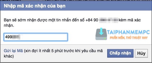 bao mat 2 lop facebook qua so dien thoai, chong bi hack fb 6