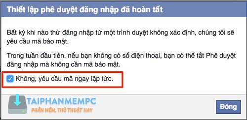 bao mat 2 lop facebook qua so dien thoai, chong bi hack fb 7