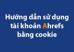 Cách đăng nhập tài khoản Ahrefs bằng Cookie trên trình duyệt