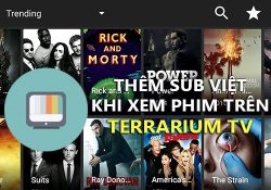 Cách thêm Sub Việt khi xem phim online trên Terrarium TV