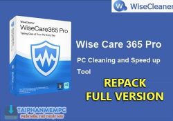 Wise Care 365 Pro 6.5.3 buid 625 mới nhất – Tối ưu tăng tốc Win