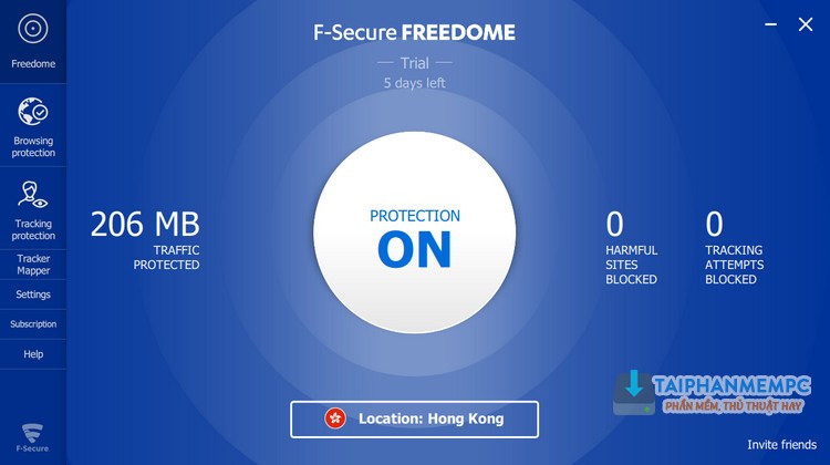 f-secure freedome vpn fake ip tren may tinh