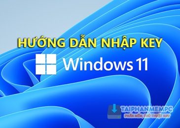 huong dan nhap key win 11